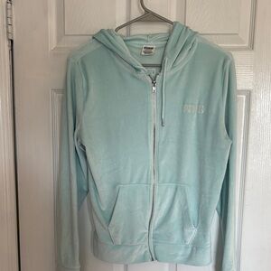 PINK Victoria's Secret Soft Blue Hoodie